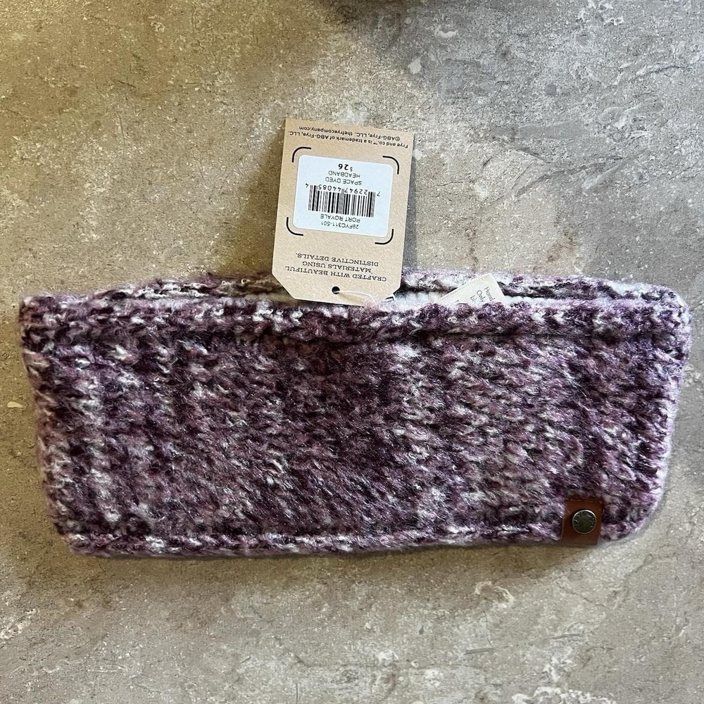 Frye and Co. Gorpcore Space Dyed Headband Port Royale Ear Warmer New With Tags